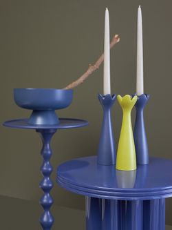 Подсвечник Laminaria, 23 см, сумерки