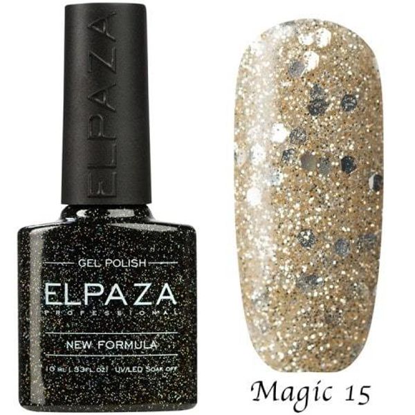 ELPAZA гель-лак Magic Glitter №15 Газировка, 10 мл