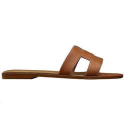 Hermes Oran casual Comfortable Fashion Sandals Women's Brown 2021 Edition, H021056Z 03