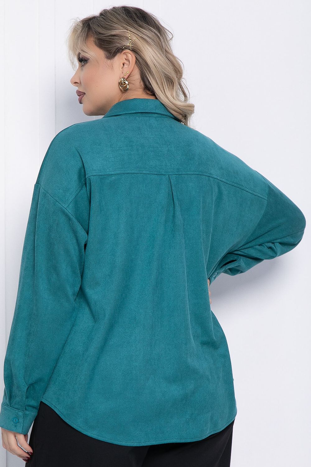 Рубашка Камета (зеленая) Б12349-18 LT Collection