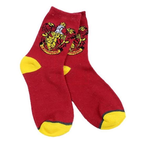 Носки Гарри Поттер. Факультеты Хогвартса "Гриффиндор", р-р 35-39 (красный)