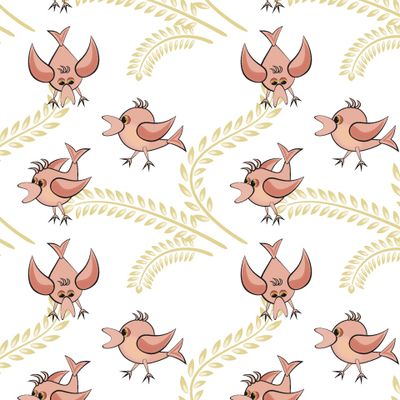 Злые птички и колоски