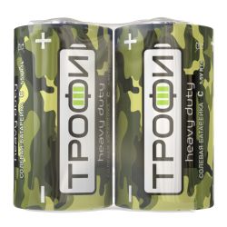 Батарейки Трофи R14-2S CLASSIC HEAVY DUTY Zinc | Трофи