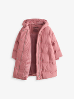 Куртка утепленная с капюшоном для девочки Next K79-846, Розовый