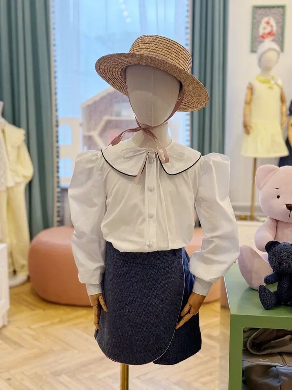 Рубашка с манжетами Белая basic