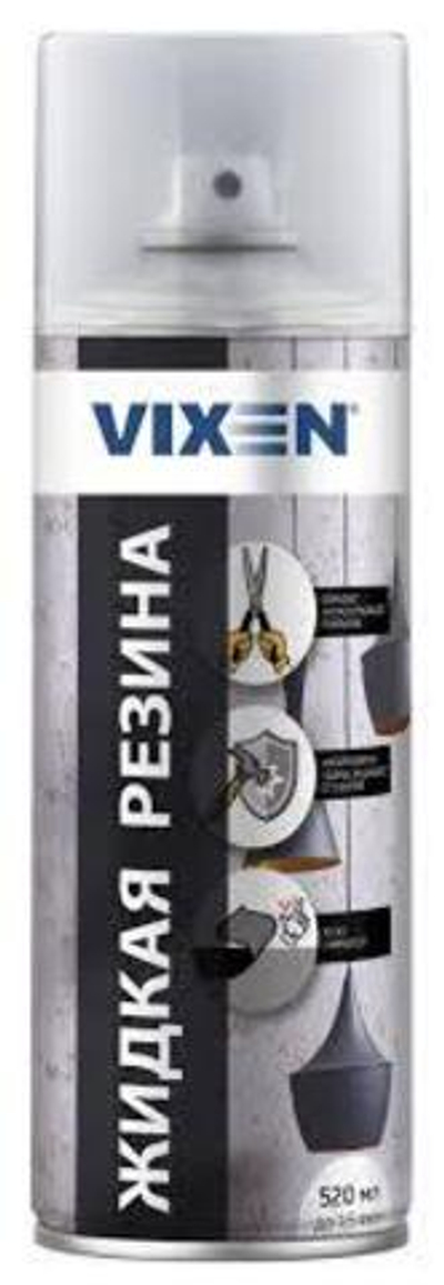 Резина жидкая аэрозоль прозрачная глянцевая 520 мл VIXEN