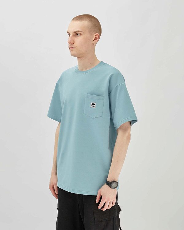 Футболка Phat Pocket 216 Серо-Голубая - фото 3
