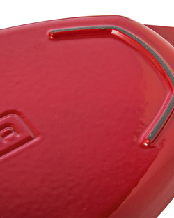 Форма овальная для рыбы на подставке LAVA 20х35см красная