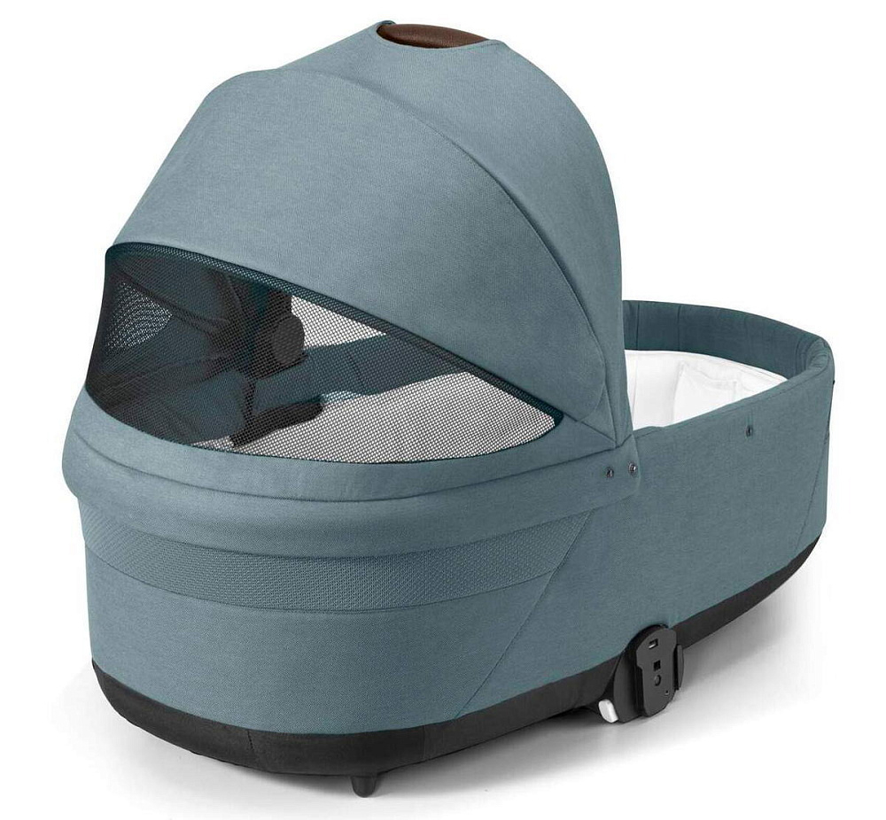 Коляска Cybex Talos S Lux TPE complete Aton S2 Ocean Blue Base One 4 в 1 Stormy Blue с дождевиками