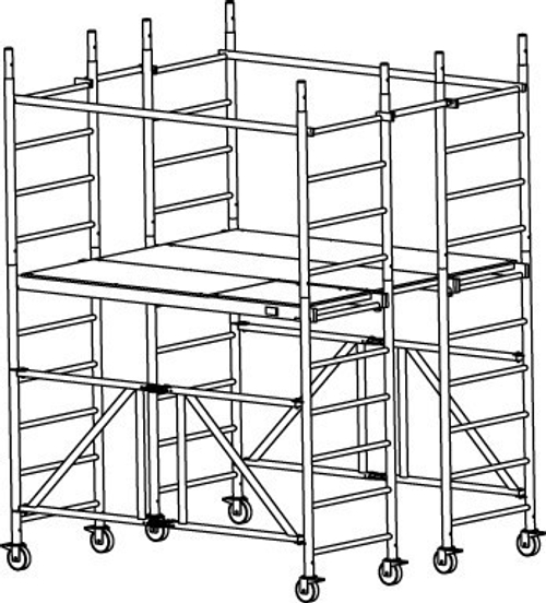 Вышка-тура PROTEC XS-P РВ 3,7 м (920218)