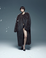 Шуба Old Money Maxi Brown (c 2мя муфтами)