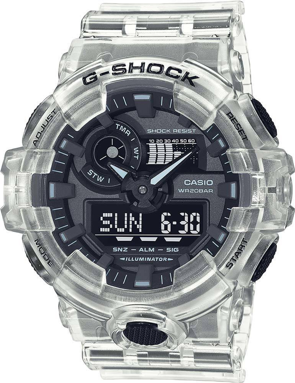 Японские наручные часы Casio G-SHOCK GA-700SKE-7AER