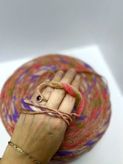 Трикотажная пряжа для вязания MORELINO толстая шишибрики