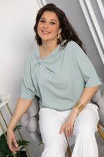 Блуза Марина (оливковая) Б13817-1М LT Collection