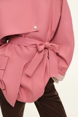 Укороченный тренч (((The Love Letter))), пыльно-розовый