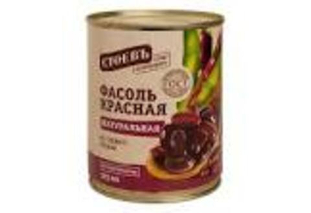 Фасоль "Стоевъ"натуральная (красная) ж/б 420гр. 1/12