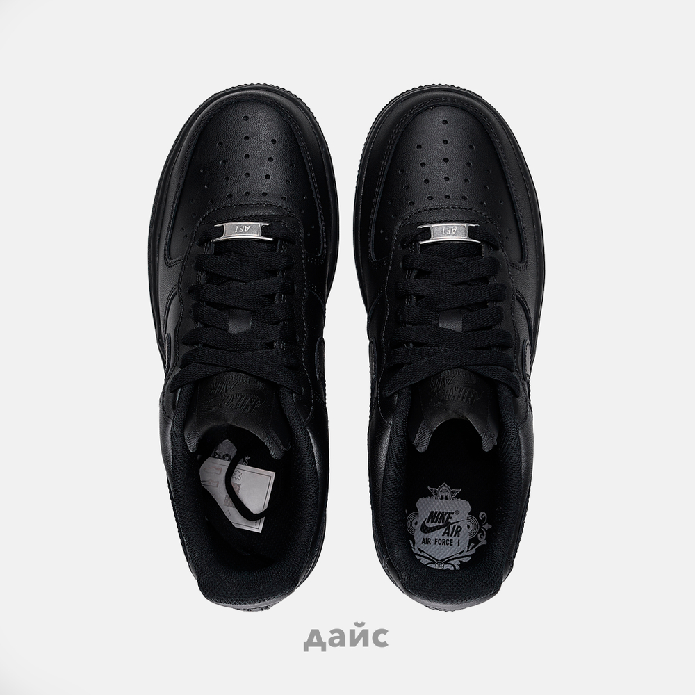 Кроссовки женские Nike Air Force 1 Low "Triple Black" (W)