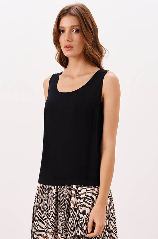 23207 Топ женский (черный)