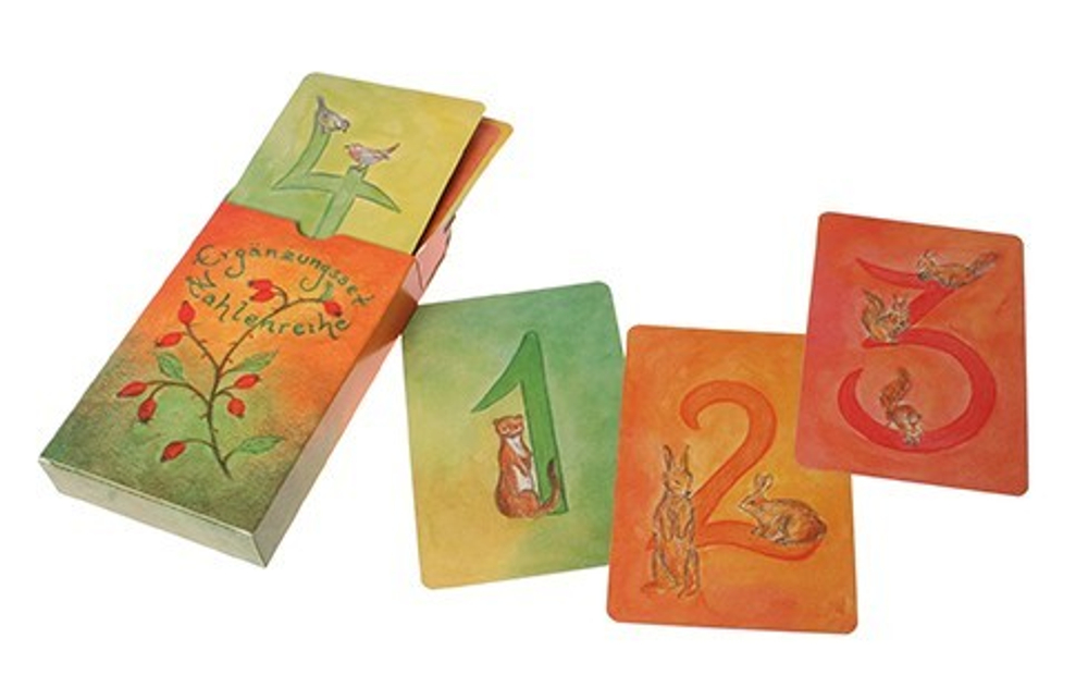 Набор обучающих карточек "Цифры дополнение", 48 шт.