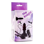 Анальный расширитель The Knight с вибрацией (Цвет: черный)