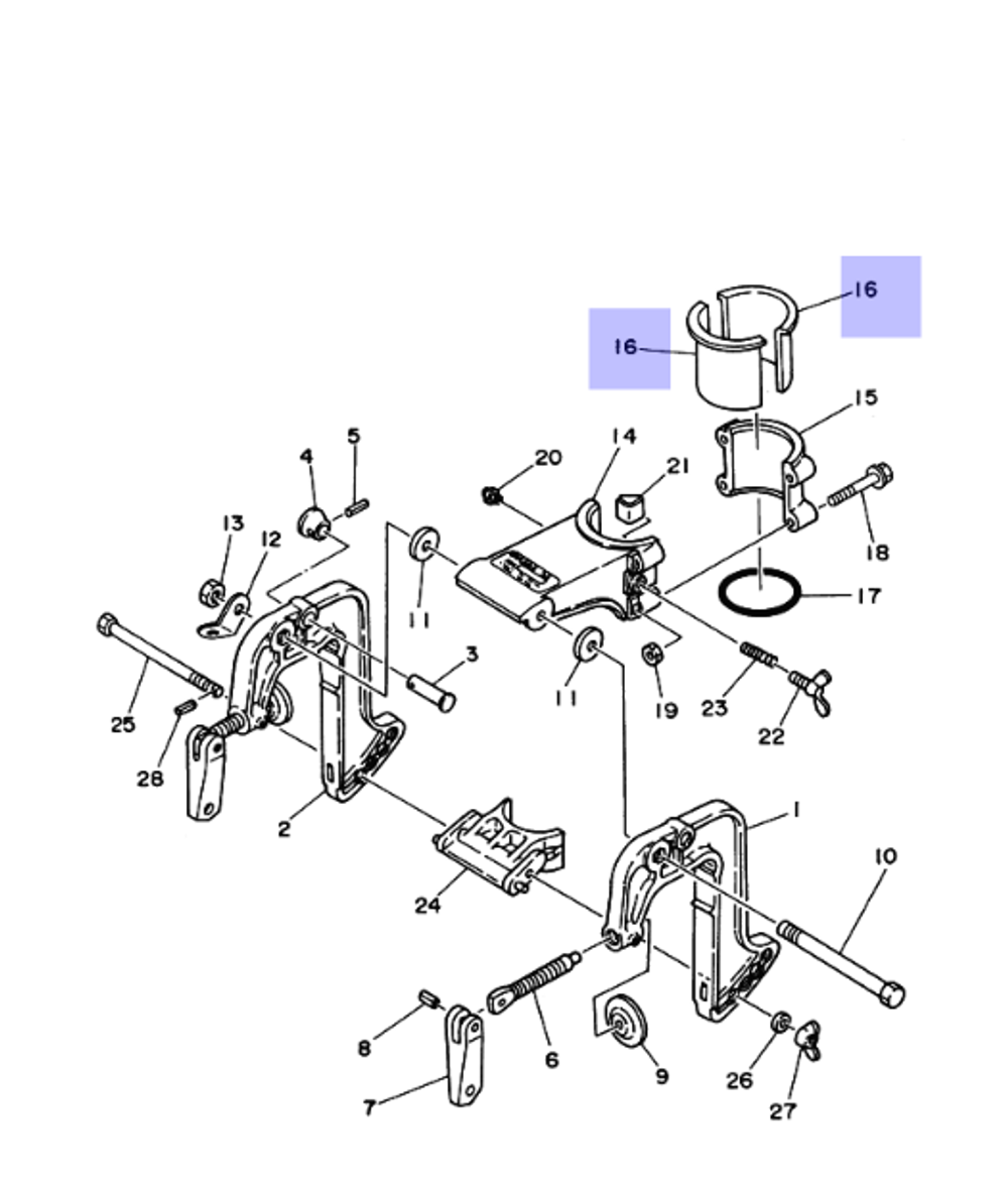 Втулка Yamaha 646425370100