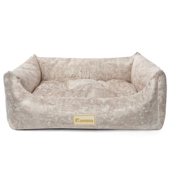 Gamma Лежанка прямоугольная "Искра" , бежевая, 620*550*180мм