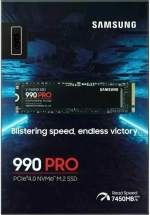 Твердотельный накопитель SSD Samsung 990 PRO 4Tb M.2 2280 NVMe PCIe Gen 4.0x4 [P/N: MZ-V9P4T0BW]