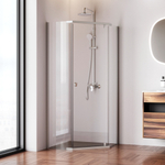 Душевое ограждение 90x90 см, пятиугольное, без поддона AM.PM Sunny W87G-405-9090-MT