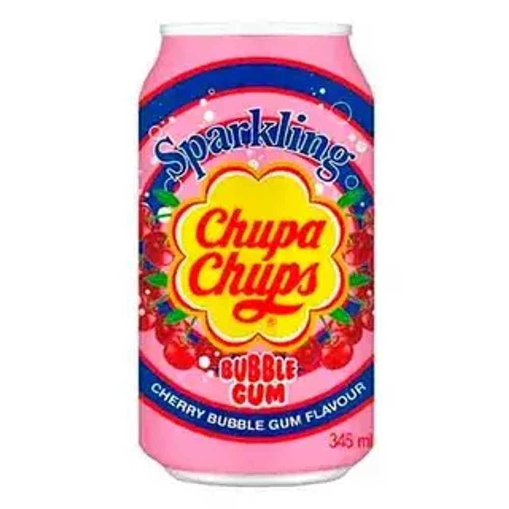 Напиток Chupa Chups Cherry Bubble Gum, 345 мл