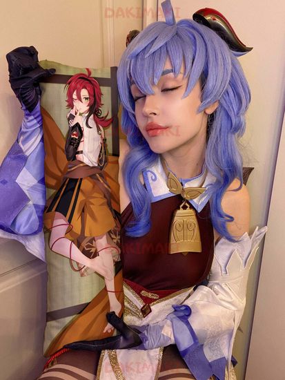 Мини дакимакура Шиканоин Хейдзо из Геншин Импакт | Genshin Impact арт. M0965, 60х20 см