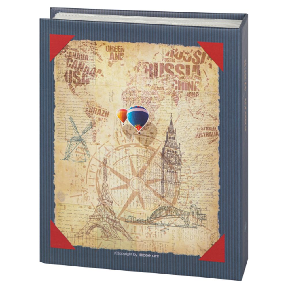 Фотоальбом Image Art IA-200PP серия 393 Путешествие термосварка 50 лист 200 фотографий размер 10х15 | Image Art