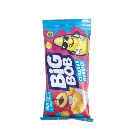 Арахис сладкий со вкусом Йогурта с персиком Big Bob  50 гр