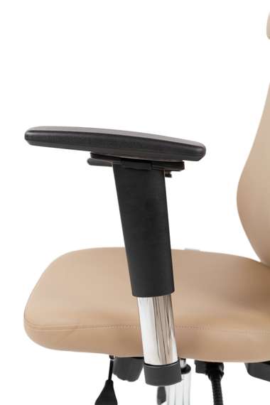 Офисное кресло Chairman 500LUX Россия экокожа бежевый