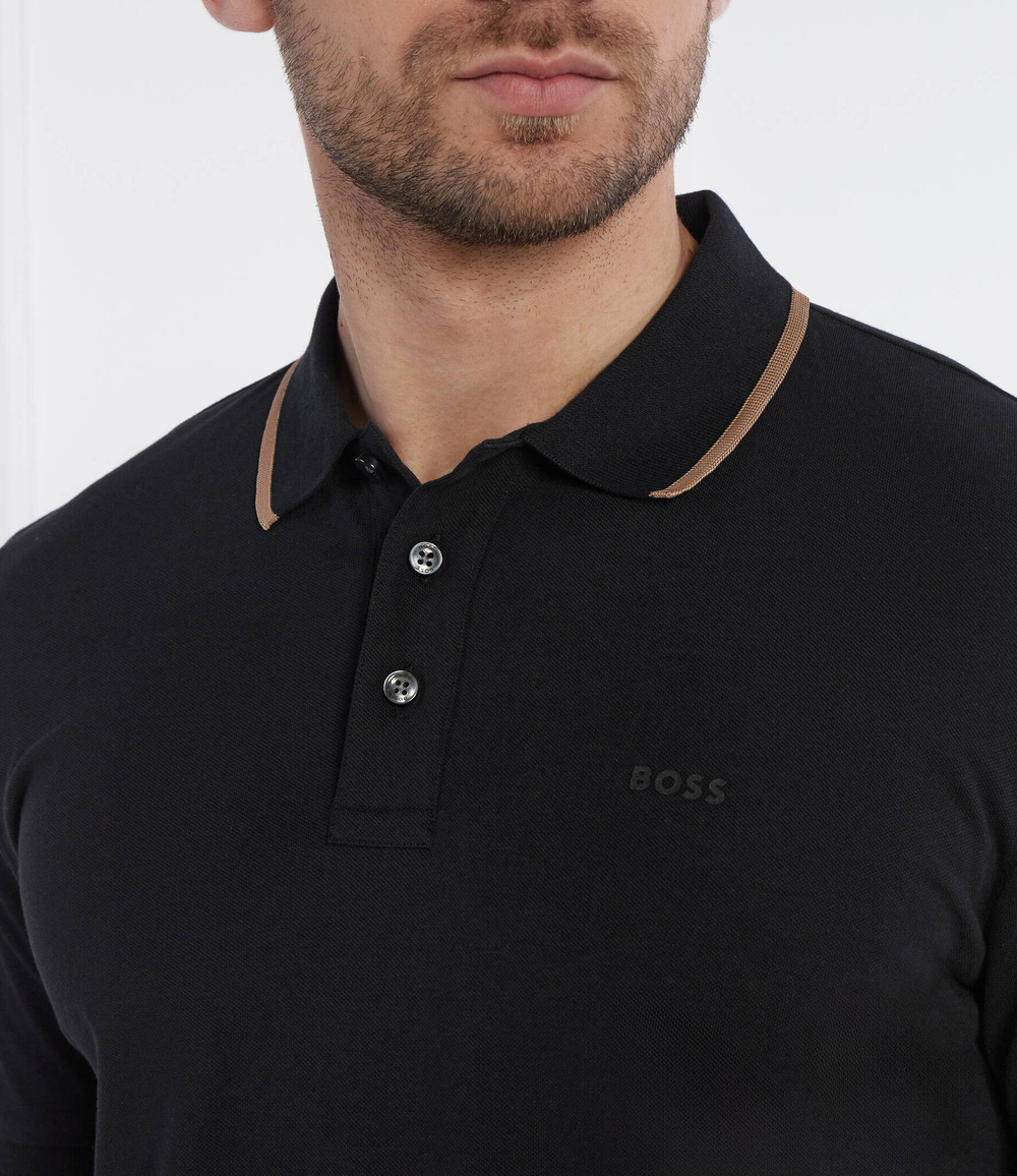 Поло Parlay BOSS BLACK - черный(50494697)