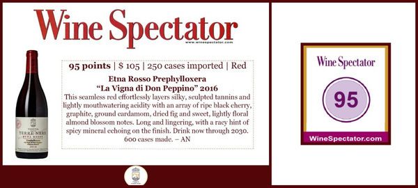 Wine Spectator: Tenuta delle Terre Nere возглавило топ-лист вин Этны.