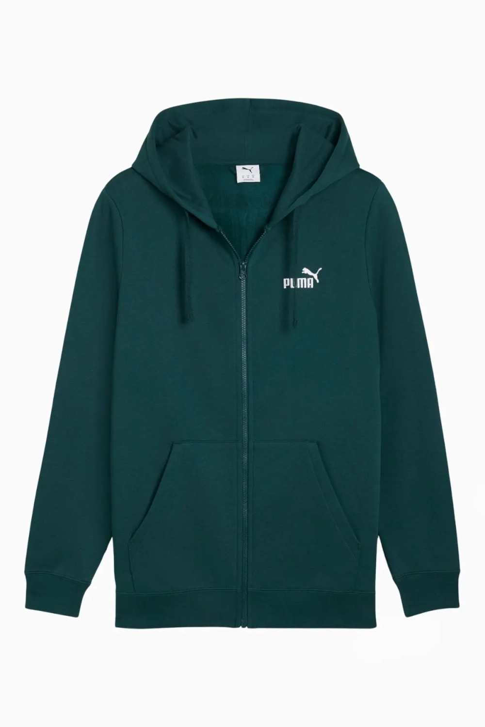 Кофта Puma Essentials No.1 Logo Full-Zip - зеленый