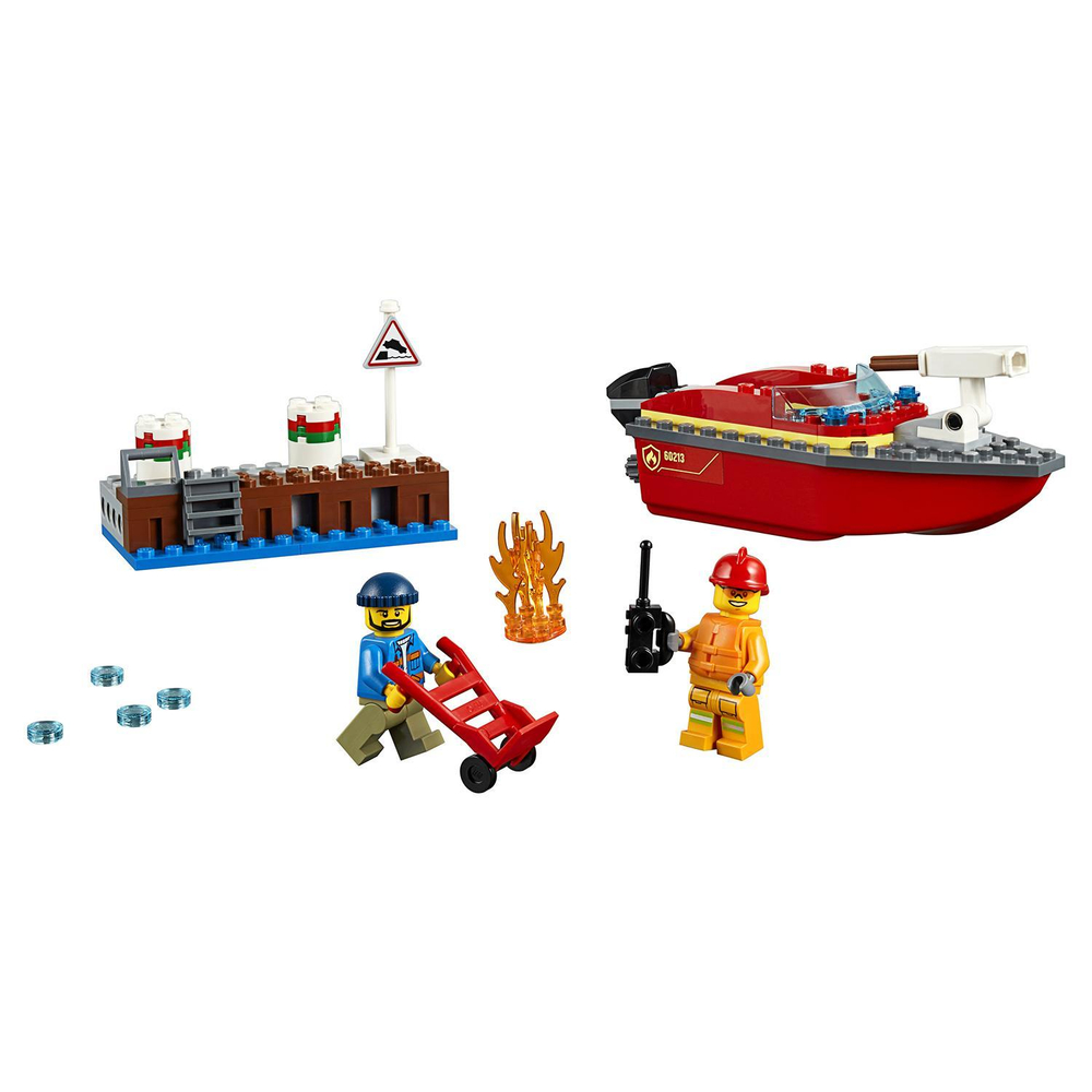 LEGO City: Пожар в порту 60213 — Dock Side Fire — Лего Сити Город