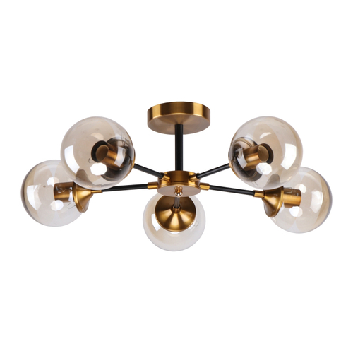 20713/5GD+BK AMB E27 Светильник потолочный (1) ЭК