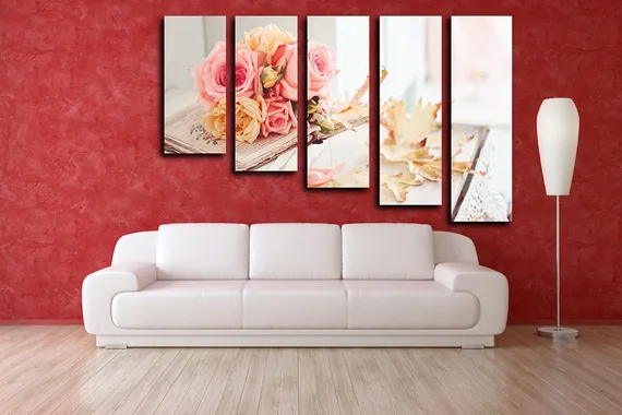 Модульная картина "Чарующие розы"