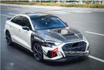 Карбоновый обвес для AUDI A3 S3 RS3 2021+ Ауди аэродинамический обвес