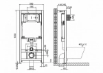 Унитаз подвесной BelBagno Due BB3103CHR/SC безободковый, с крышкой микролифт, с инсталляцией и кнопкой хром
