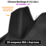 Автомобильные коврики ЭВА с бортами для Citroen Berlingo II (12-22г.) рестайлинг