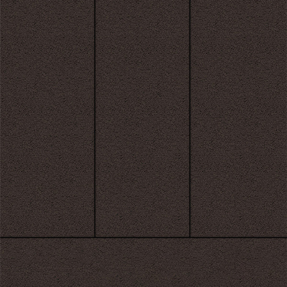 Тротуарная плитка ПРЯМОУГОЛЬНИК 900х300 мм - Гранит Коричневый