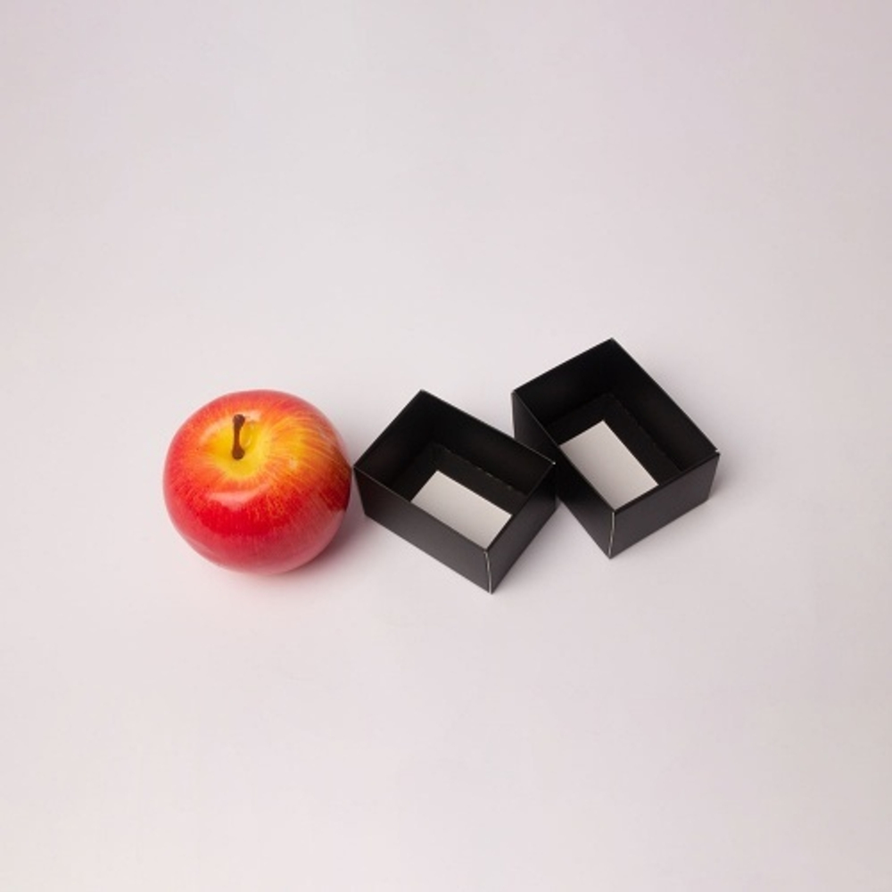 Коробка крышка-дно 7x4x5, черный, картон