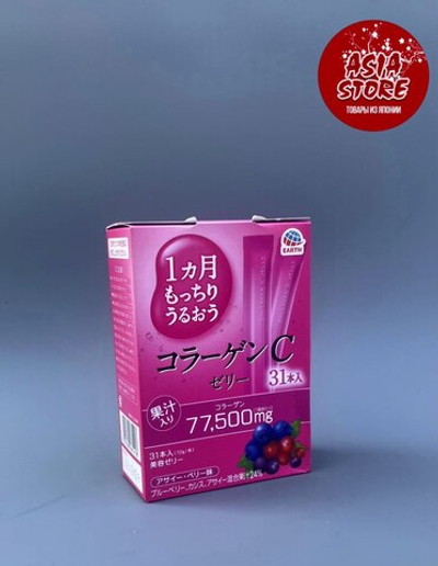 Earth Collagen C Jelly – коллаген с витамином С в форме желе (31 стик – 31 день)