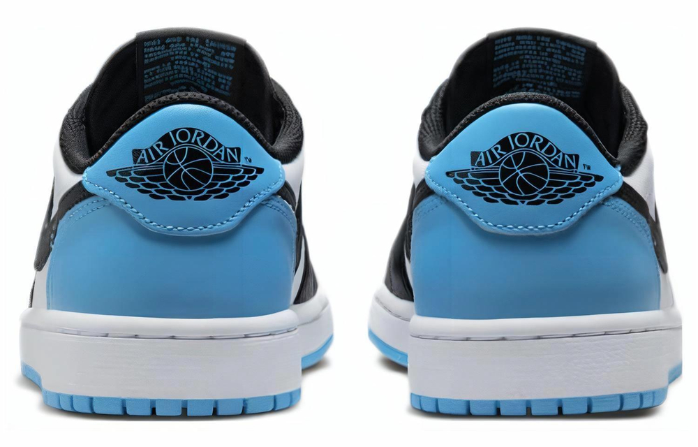 Кроссовки Jordan Air Jordan 1 Og "Black Blue Toe" (Женская размерная сетка)