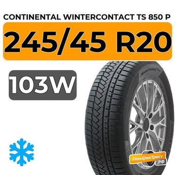 Continental WinterContact TS 850 P 245/45 R20 103W
