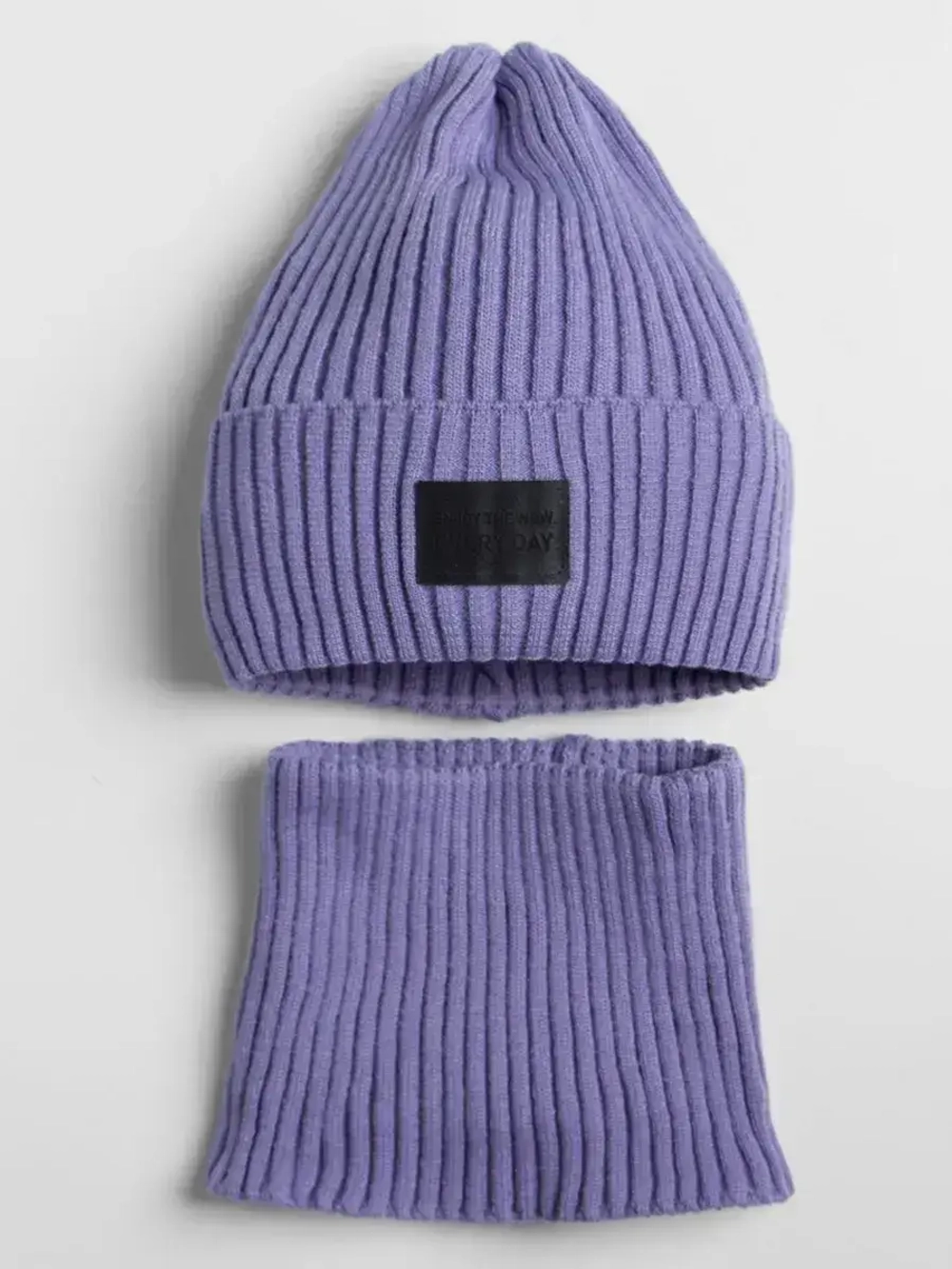 Шапка и снуд для девочки для осени