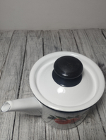 Чайник 1л цил белый  Персики 42704-072/4