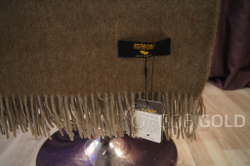 Плед из 100% пух яка 150x200 см. (ERDENET) - серо-бежевый